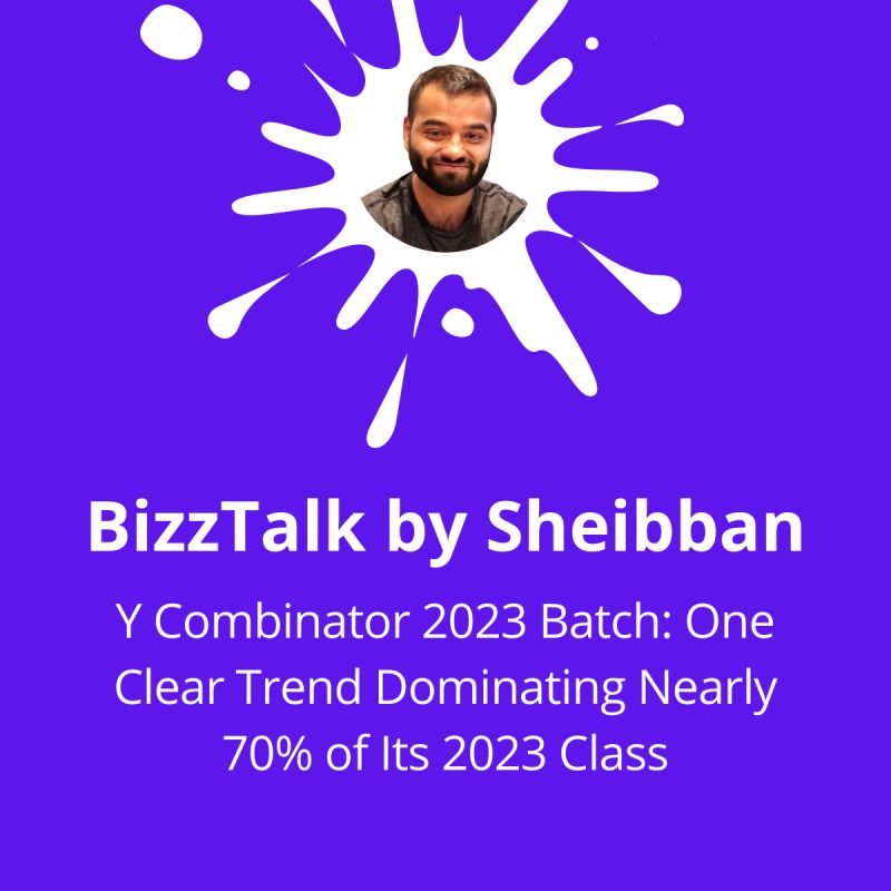 Y Combinator 2023 Batch: One Clear Trend Dominating Nearly 70% of Its 2023 ClassThe latest Y Combinator batch is showing one clear trend that is dominating nearly 70% of its 2023 class. The trend is focused on democratizing finance and making it more accessible to the masses.Startups in the batch are working on various aspects of finance such as:1. Simplifying stock trading for the average person2. Offering financial services to underserved communities3. Creating tools to help people better manage their finances4. Developing blockchain-based solutions for financial transactionsThis trend shows that there is a growing need for making finance more accessible and inclusive. It also highlights the potential of technology to bridge the gap and bring financial services to those who have been left behind.#finance #democratization #fintech #startups #inclusivefinance